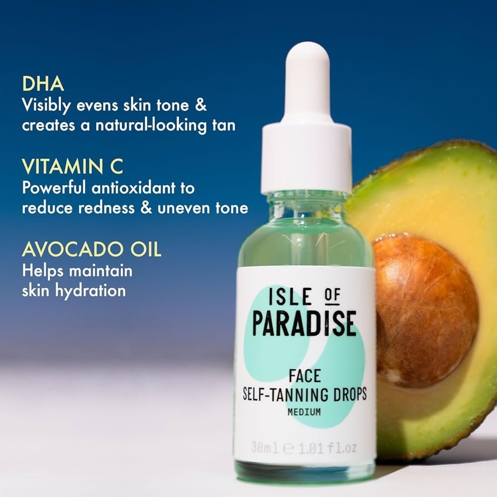 Isle of Paradise Medium Face Self-Tanning Drops